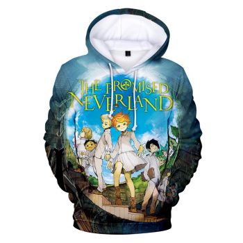 3D Printed The Promised Neverland Hoodies Pullover