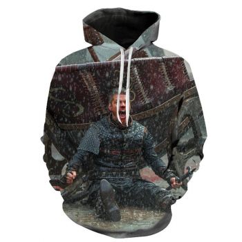 3D Printed Vikings Hoodies &#8211; TV Series Fashion Sweatshirt