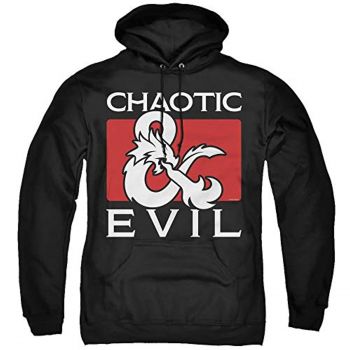 Dungeons and Dragons Hoodie &#8211; Chaotic Evil Unisex Adult Pull-Over Hoodie for Men and Women