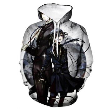 Fashion Printed Hooded Pullover &#8211; Anime Black Butler Hoodies