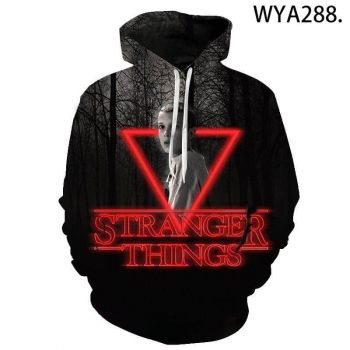 Fashion Stranger Things Hoodies &#8211; 3D Printed Streetwear Pullover