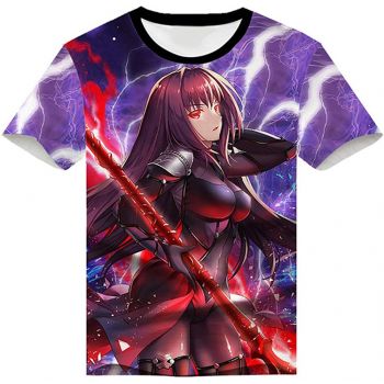 Fate Zero Fate/Stay Night Hoodies &#8211; 3D Printed Anime T-Shirt Funny Short Sleeve Tee Tops