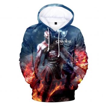 Game God Of War 3D Print Hoodies &#8211; Fashion Sweatshirt Pullover