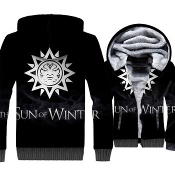 Game of Thrones Jackets &#8211; Game of Thrones Series Sun of Winter Super Cool 3D Fleece Jacket