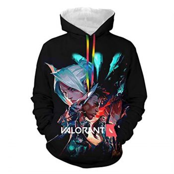 Game Valorant Hoodies &#8211; Jett Phoenix 3D Unisex Hooded Pullover Sweatshirt