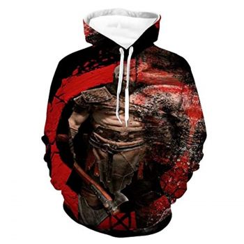 God of War Hoodie &#8211; God of War Kratos 3D Print Hooded Sweatshirt