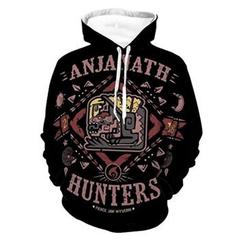 Monster Hunter World Hoodies &#8211; Anjanath 3D Print Casual Pullover