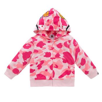 Pink Shark Mouth Hoodie