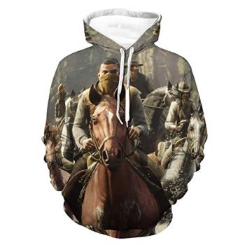 Red Dead Redemption Hoodie &#8211; 3D Print Long Sleeve Hooded Sweatshirt