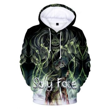 Sally Face Hoodies &#8211; Sally Face Game Series Sally Face Devil Hoodie