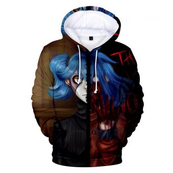 Sally Face Hoodies &#8211; Sally Face Game Series Terror Mask Character Sally 3D Hoodie