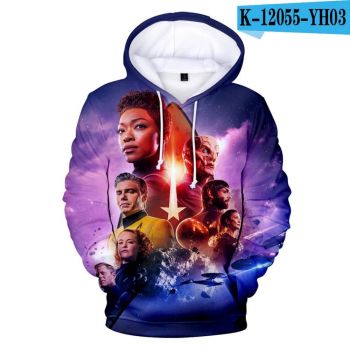 Star Trek TV Series: Discovery Season Hoodie &#8211; 3D Printed Sweatshirt