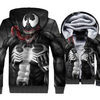 Venom Jackets &#8211; Venom Series Anti-Hero Venom Super Cool 3D Fleece Jacket