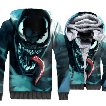 Venom Jackets &#8211; Venom Series Super Venom Symbiosis Cool 3D Fleece Jacket