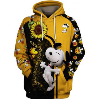 "You are my sunshine" Snoopy Hoodie